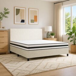 Bonnell Spring Mattress Queen Size 183x203 cm – Value and Comfort