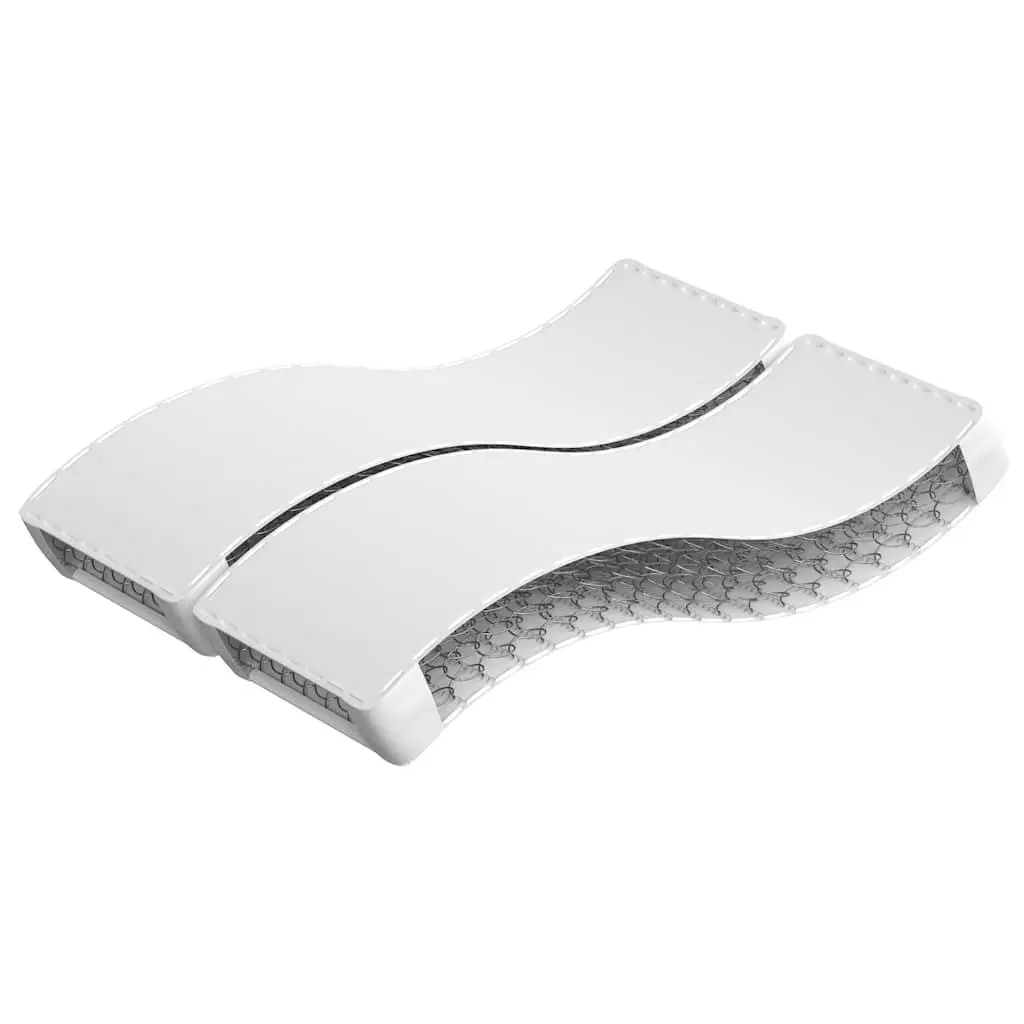 Bonnell Spring Mattress Double Size 137x190 cm Medium Firmness White Bedroom
