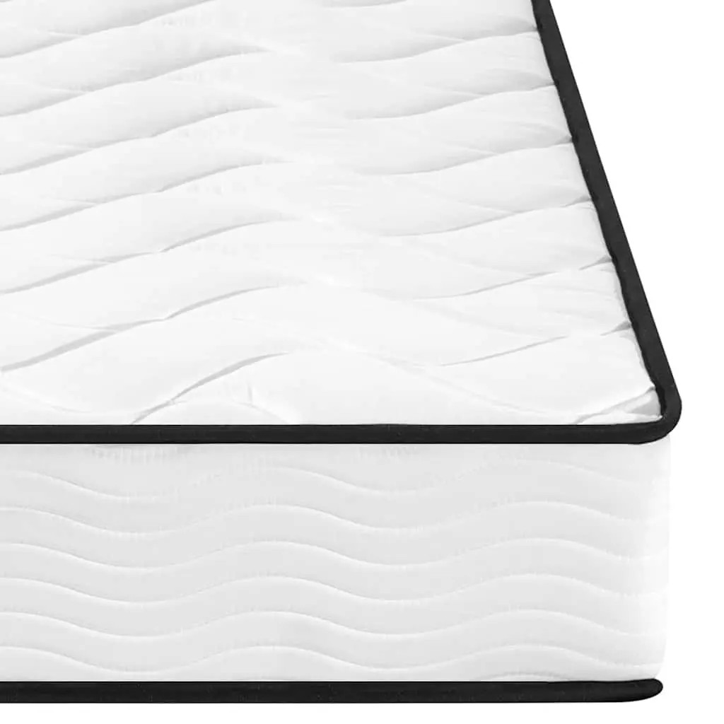 Bonnell Spring Mattress Double Size 137x190 cm Medium Firmness White Bedroom