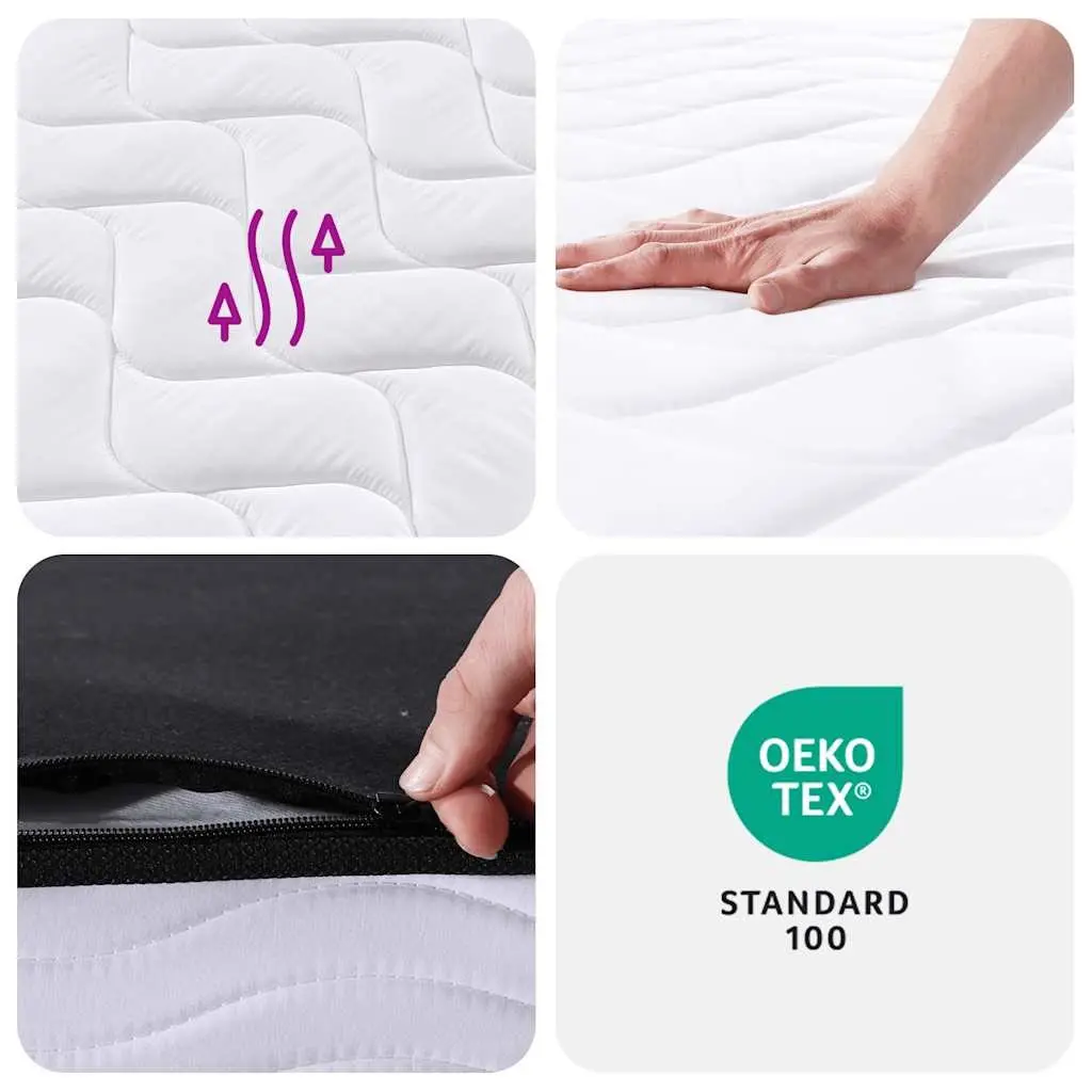 Bonnell Spring Mattress Double Size 137x190 cm Medium Firmness White Bedroom