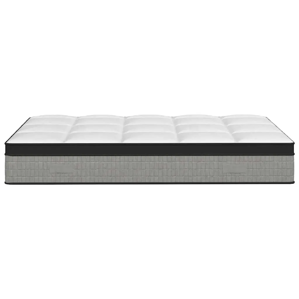 Pocket Spring Mattress Double Size Medium Plus 137x190 cm White Bedroom Sleeping