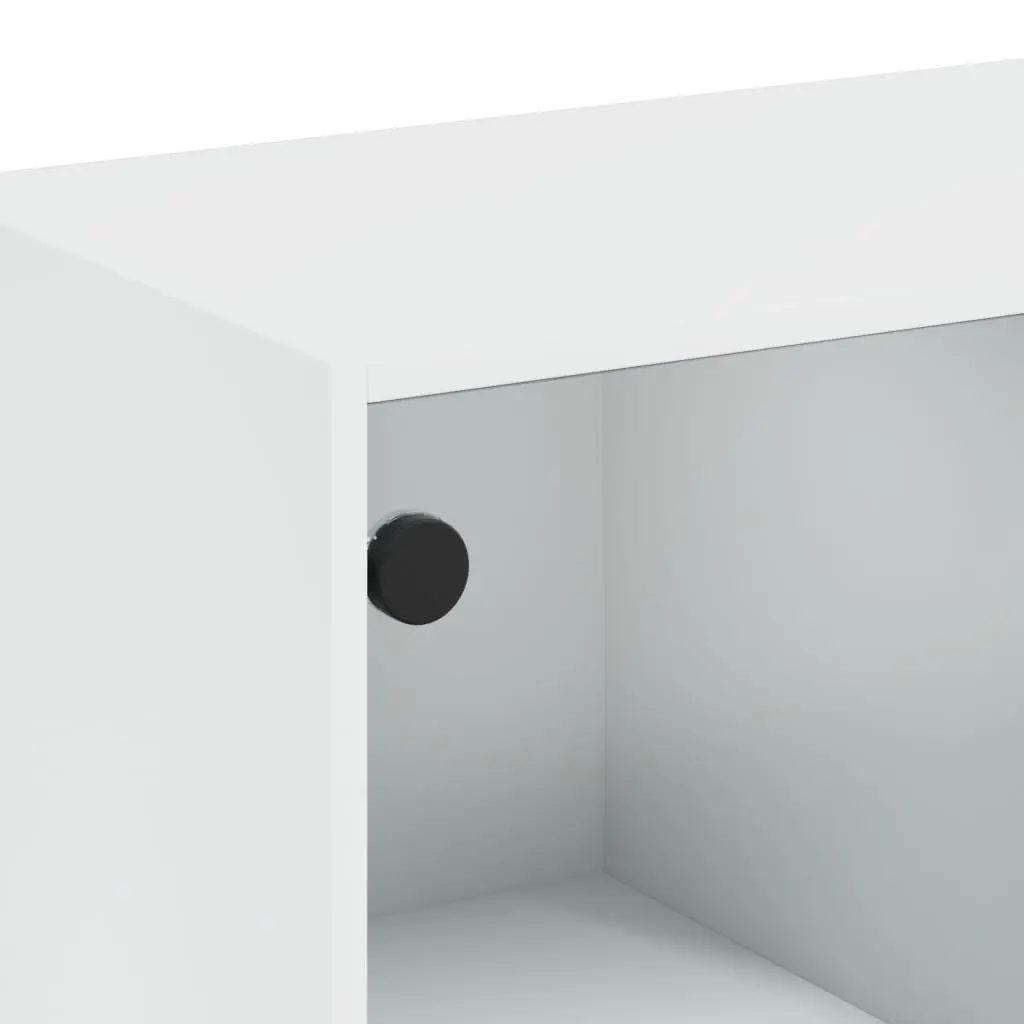 Bookcase Storage Cabinet Engineered Wood 136x37x109cm White