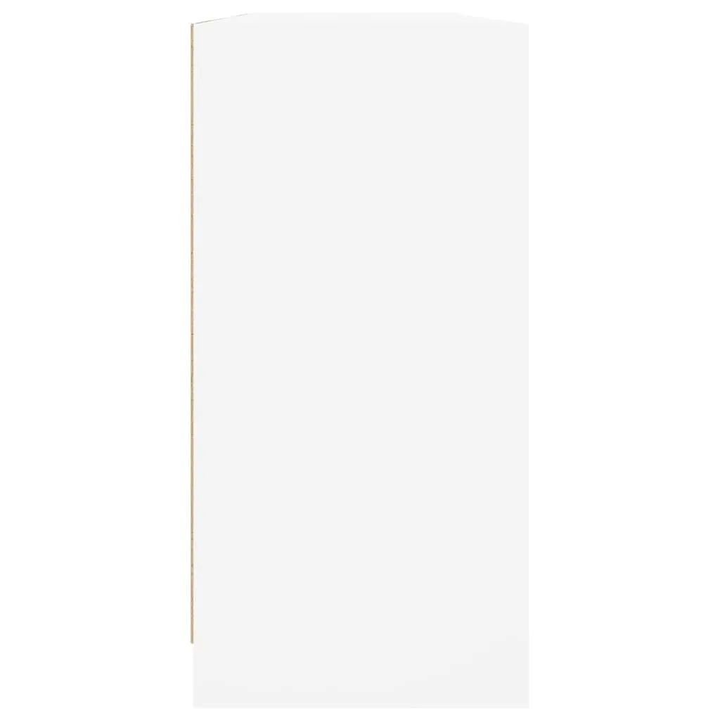 Bookcase with Glass Doors and Ample Storage 204x37x75cm