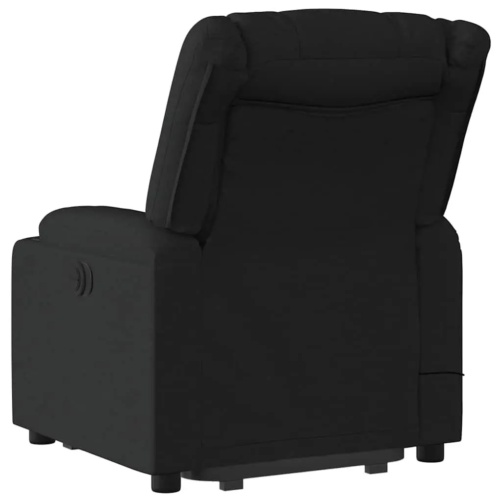 Electric Massage Recliner Chair Power Lift Black Fabric