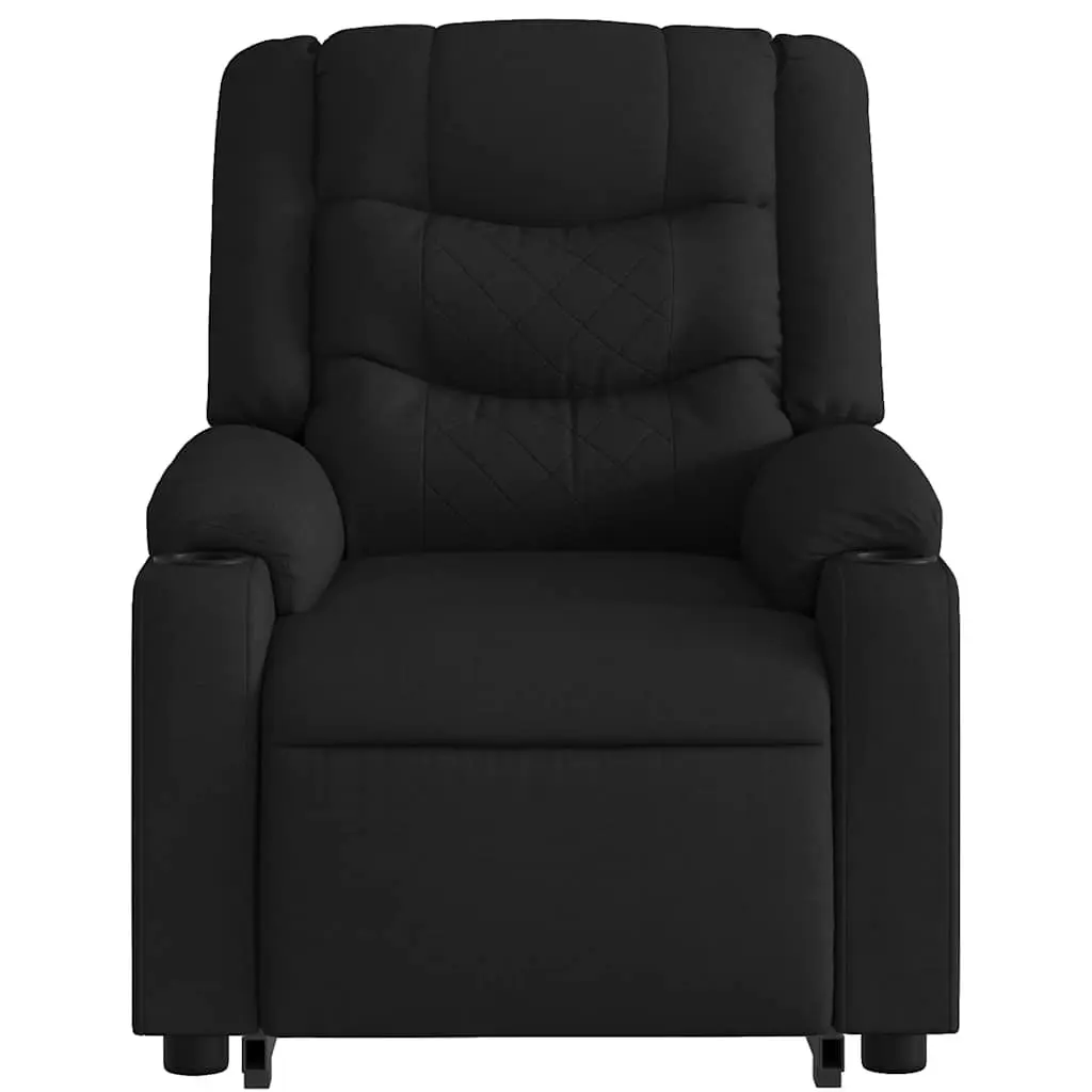 Electric Massage Recliner Chair Power Lift Black Fabric