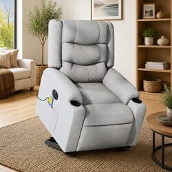 Comforting Electric Stand Up Massage Recliner Chair