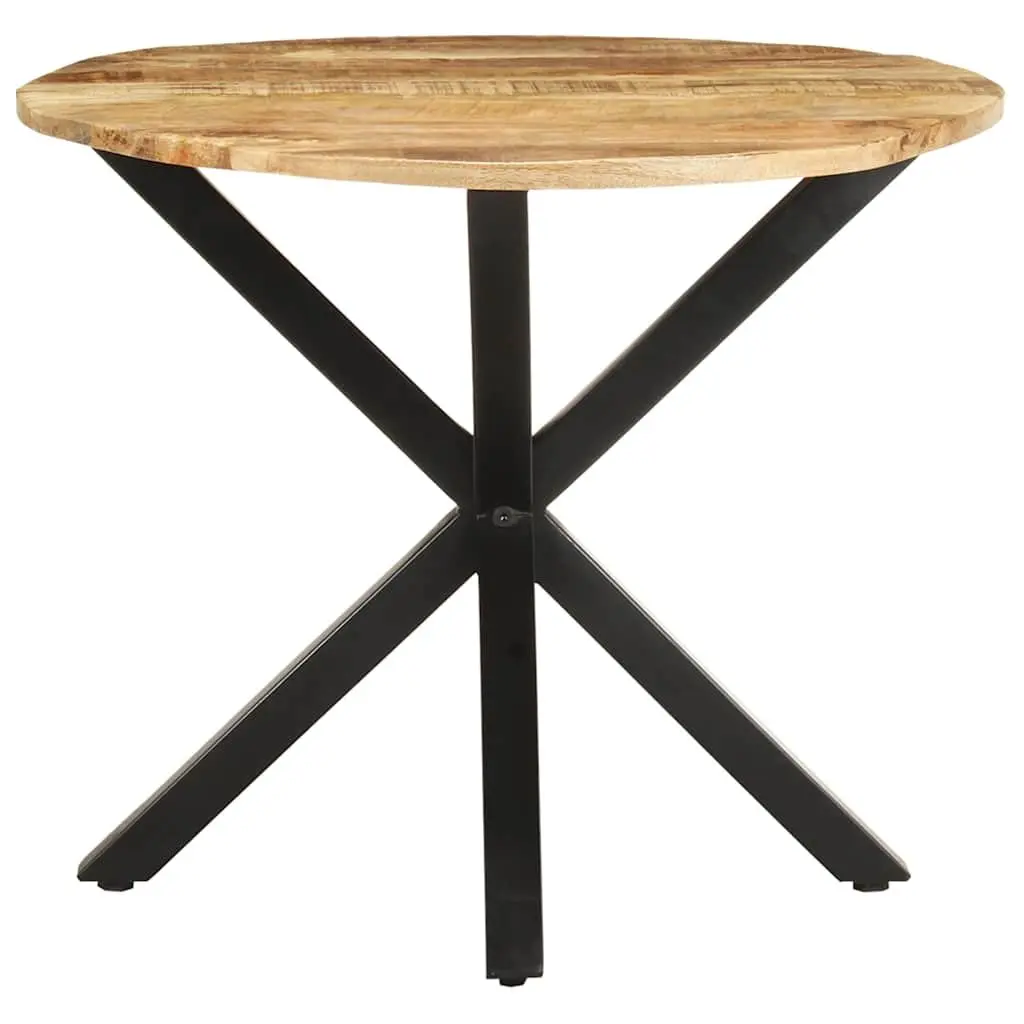 End Table 68x68x56 cm Brown Wooden Side Table Industrial Style Accent Furniture