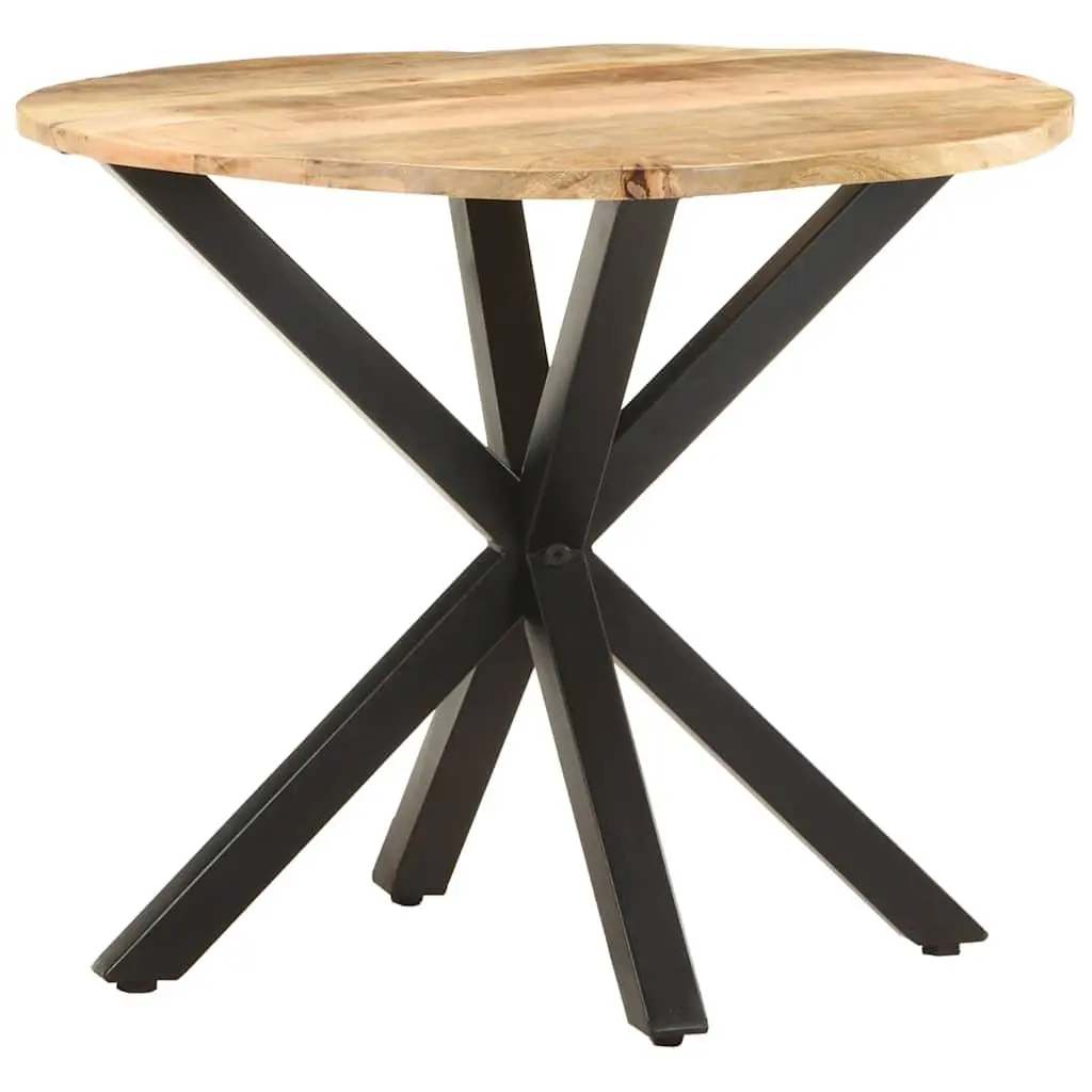 End Table 68x68x56 cm Brown Wooden Side Table Industrial Style Accent Furniture