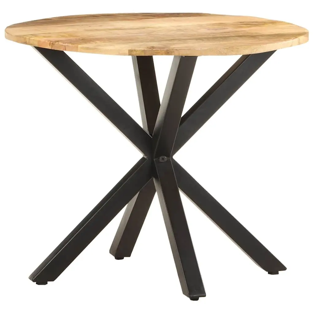 End Table 68x68x56 cm Brown Wooden Side Table Industrial Style Accent Furniture