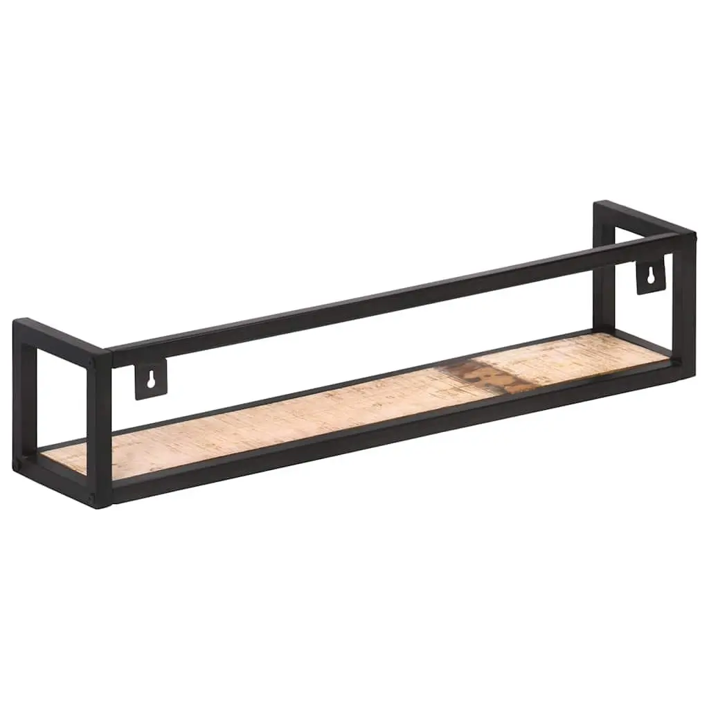 Wall Shelves 2 pcs 80 cm Industrial Style Floating Shelving Storage Display