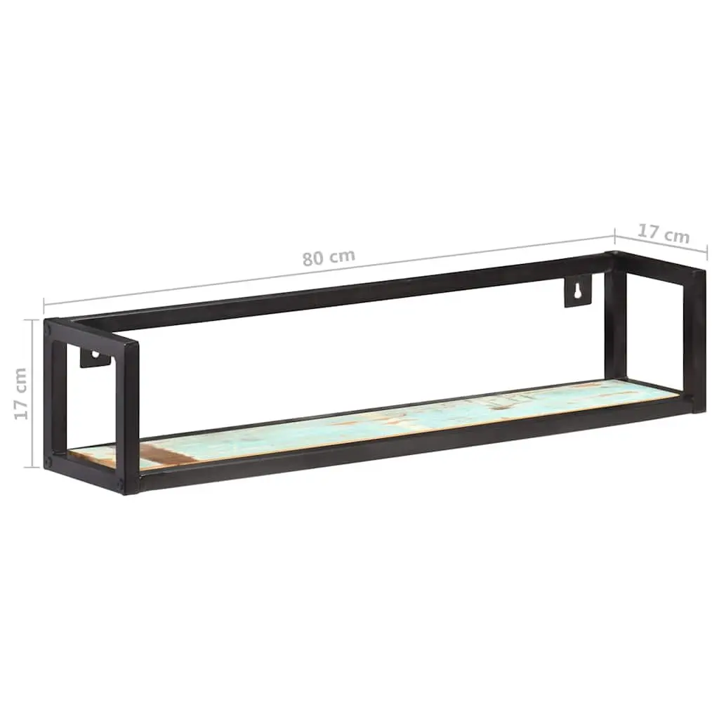 Wall Shelves 2 pcs 80 cm Industrial Style Floating Shelving Storage Display