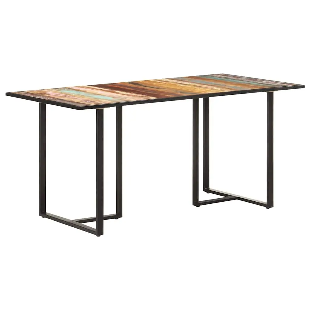 160 cm Dining Table in Solid Reclaimed Wood