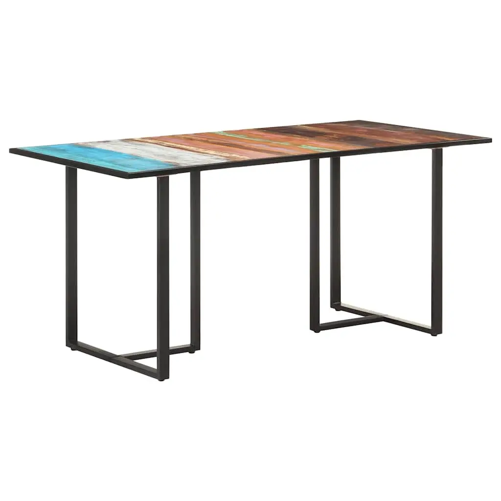 160 cm Dining Table in Solid Reclaimed Wood