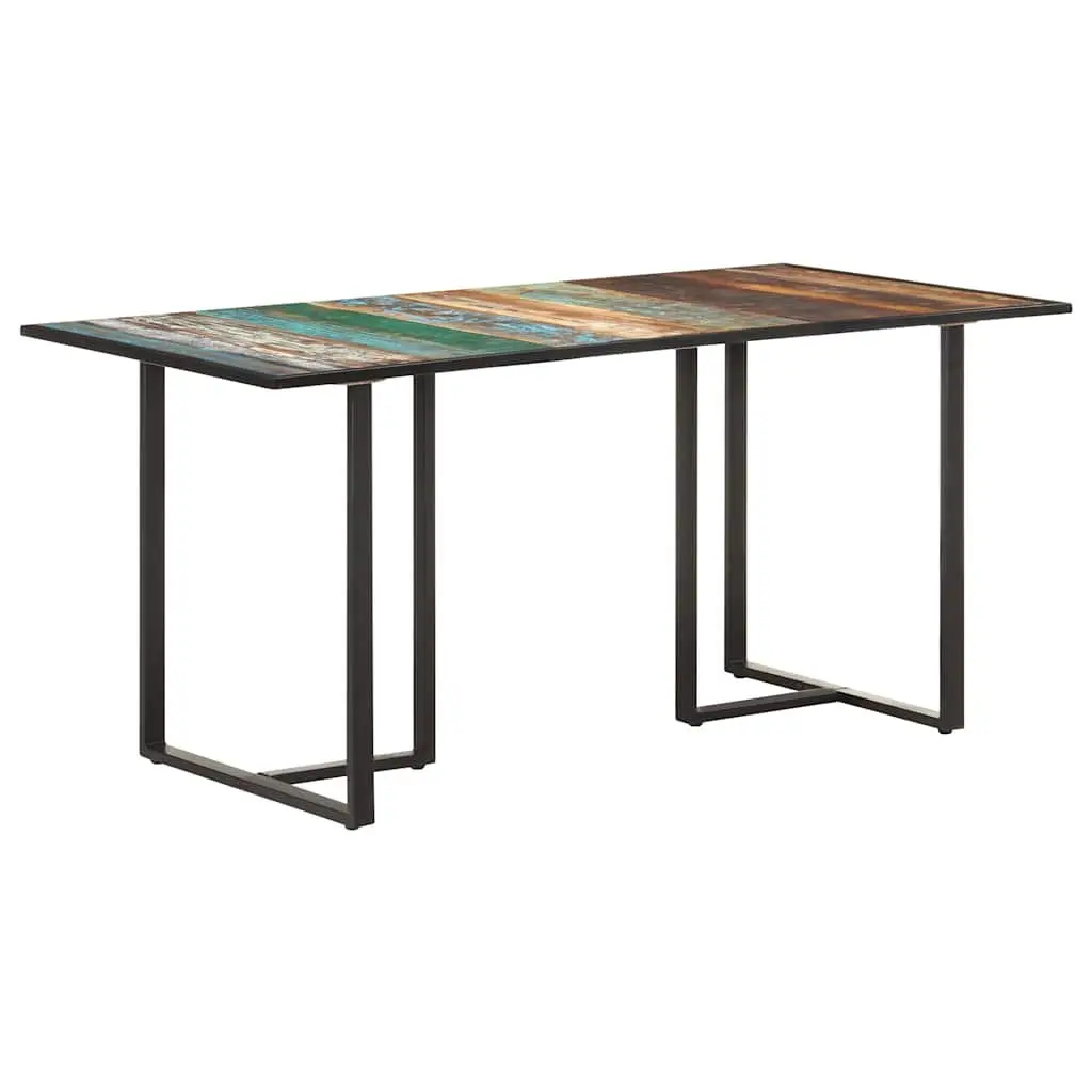 160 cm Dining Table in Solid Reclaimed Wood