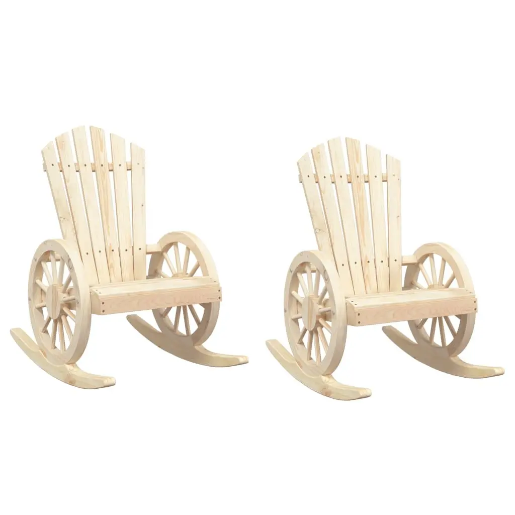 Rocking Adirondack Chair Set
