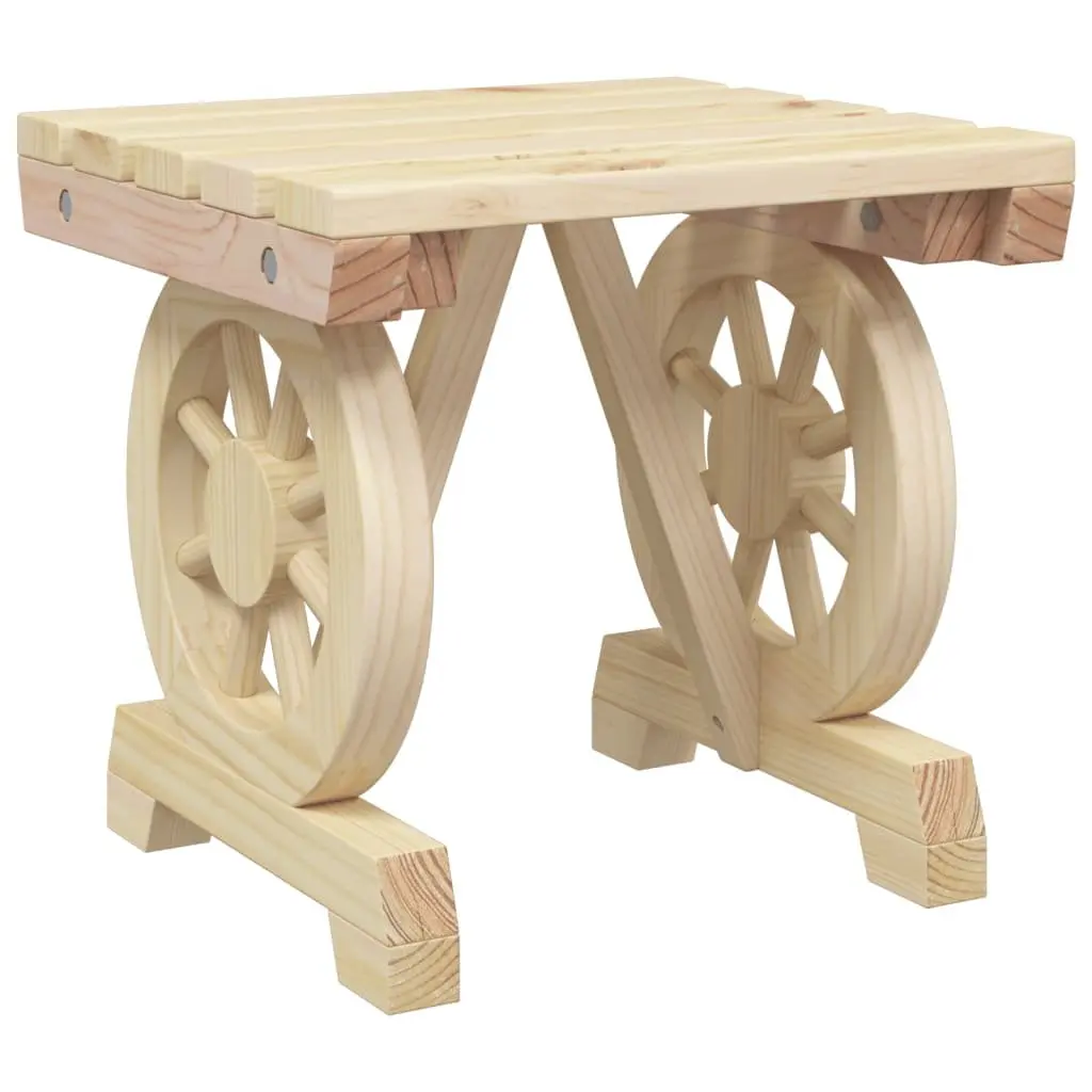 3 Piece Garden Lounge Set Solid Wood Fir Adirondack Rocking Chair Coffee Table