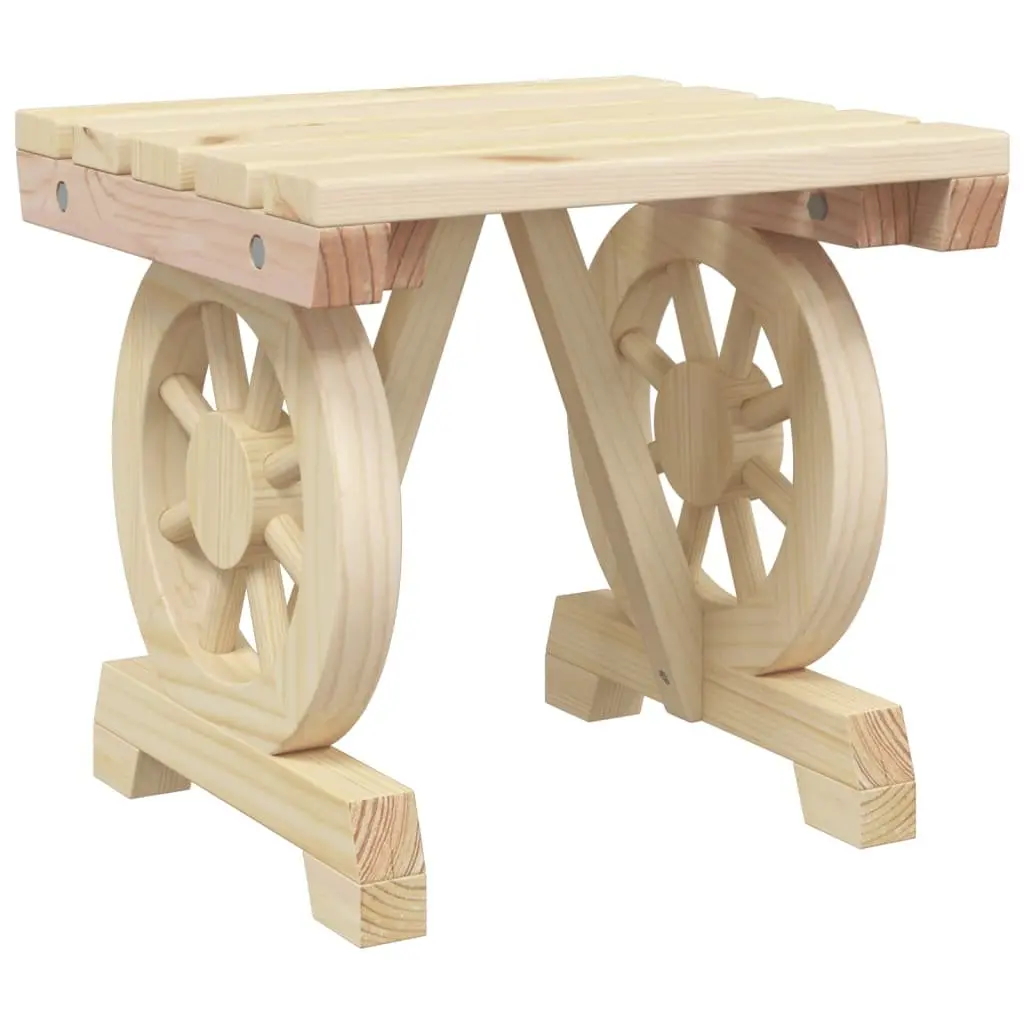 3 Piece Garden Lounge Set Solid Wood Fir Adirondack Rocking Chair Coffee Table