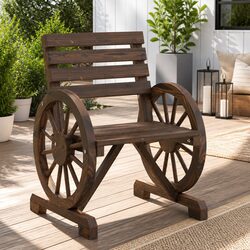Value-Packed Set of 4 Solid Wood Outdoor Chairs