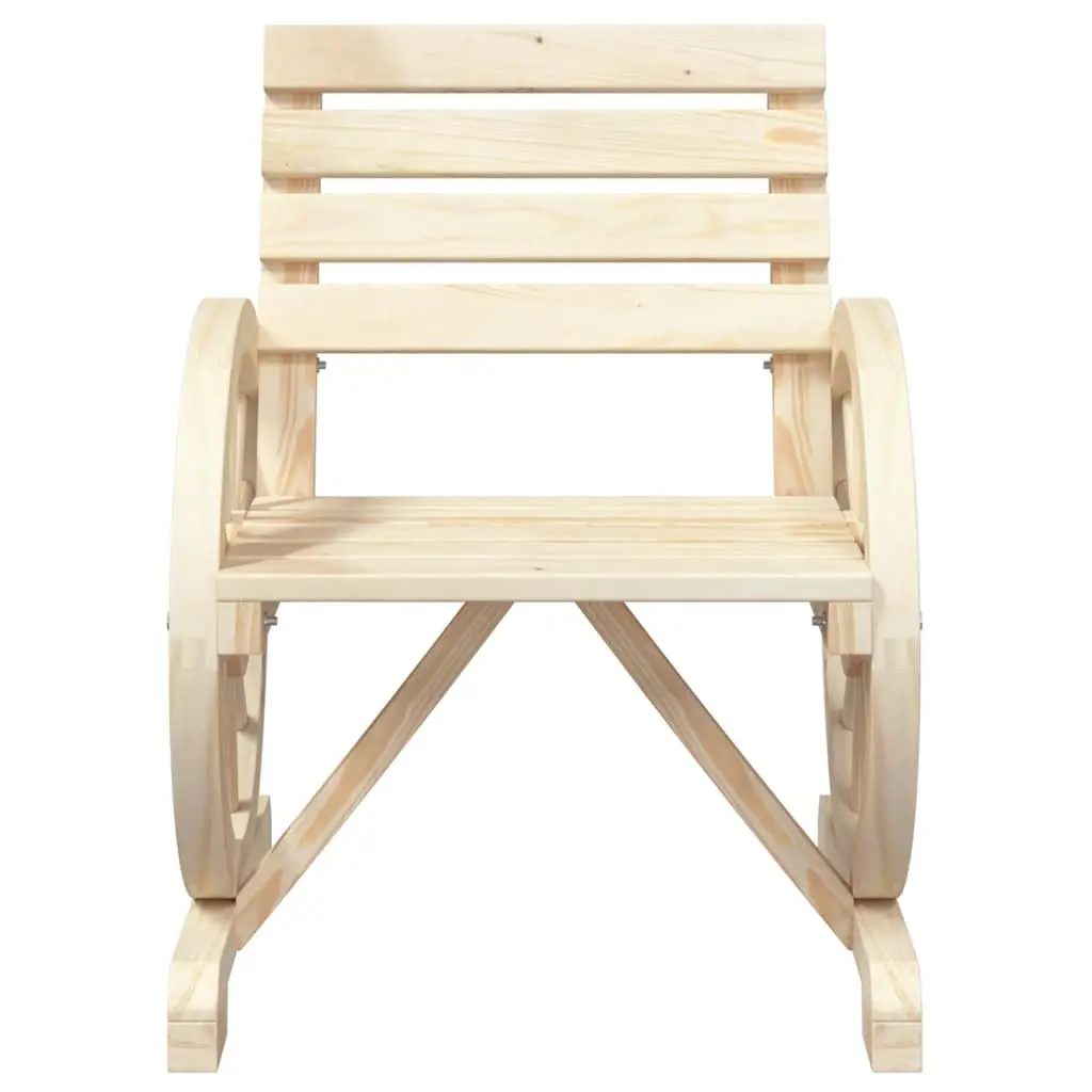 3 Piece Adirondack Chair Garden Lounge Set Outdoor Furniture Brown