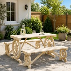 Reliable 3 Piece Garden Dining Set for Your Outdoor Needs