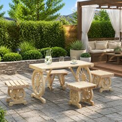 5-Piece Garden Dining Set - Quality Meets Affordability