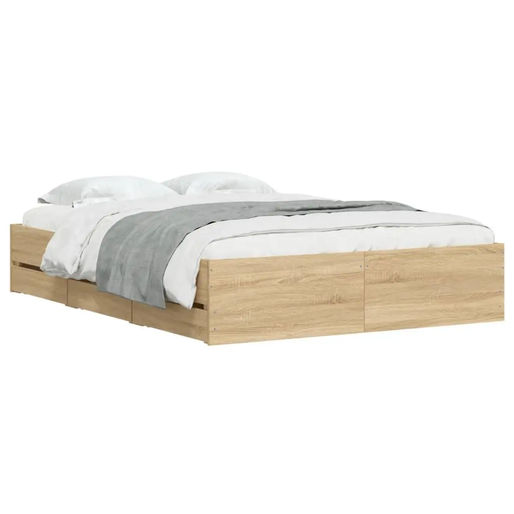 Bed Frame with Storage Solutions