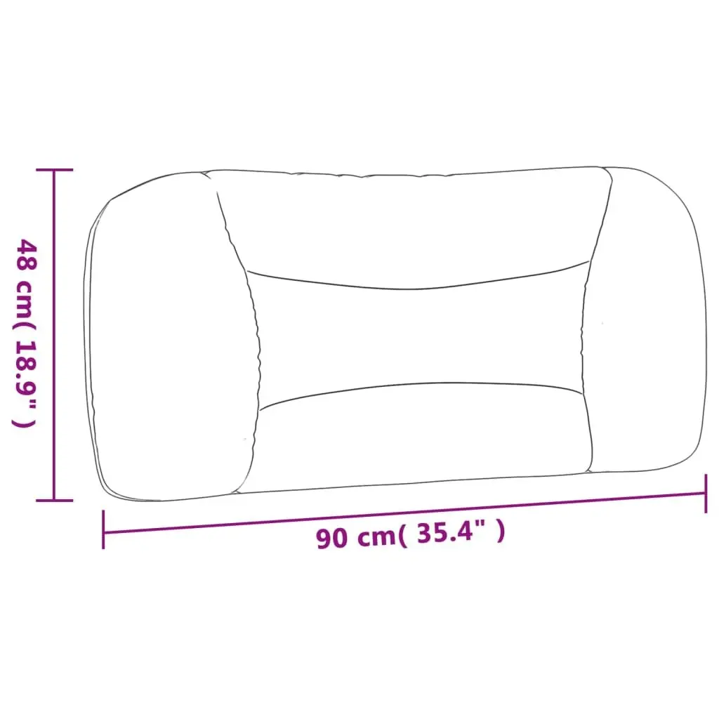 90cm Black Headboard Cushion
