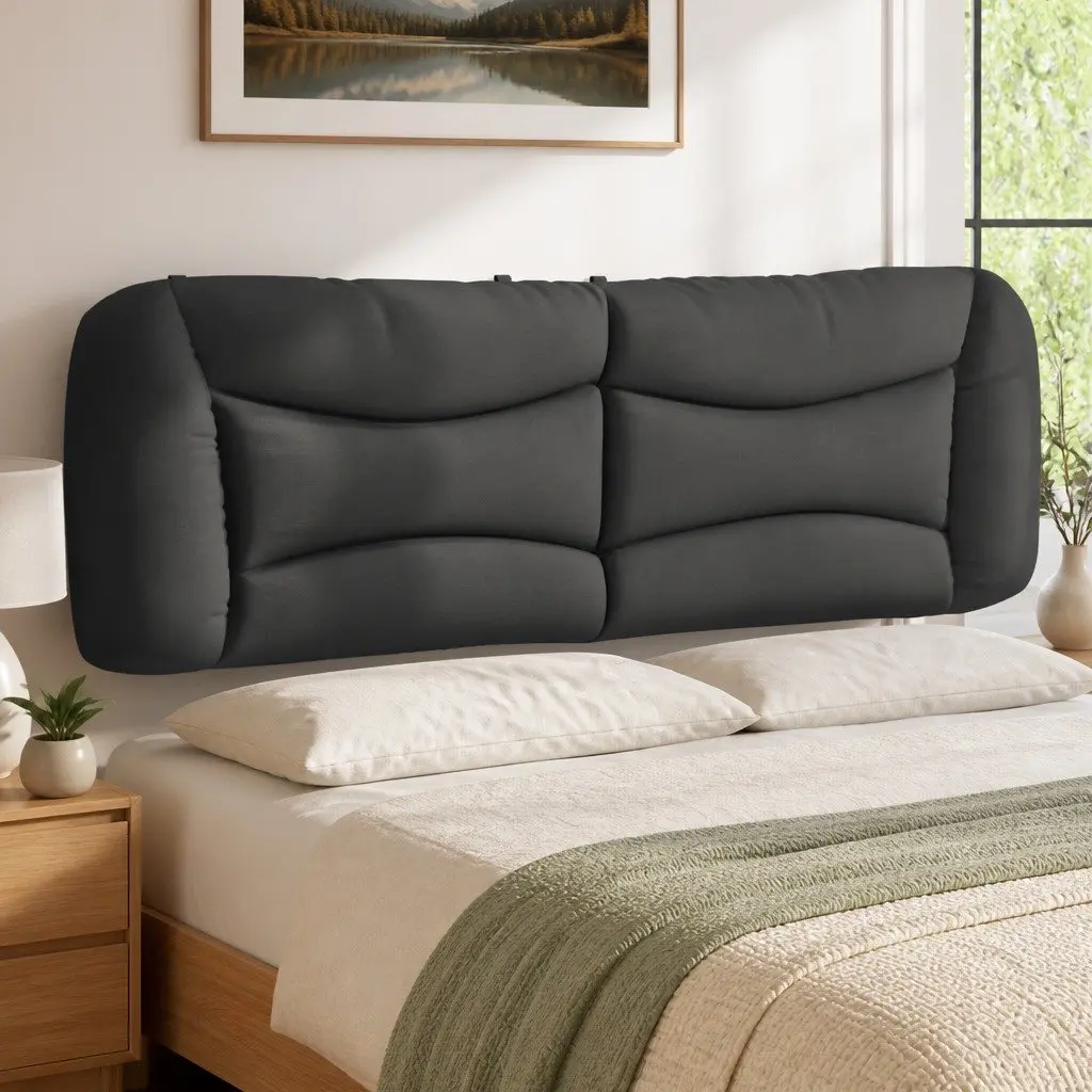 Grey Headboard Cushion 153cm