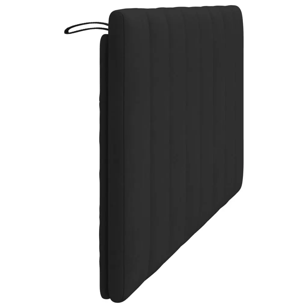 Headboard Cushion Velvet Support 153cm Black