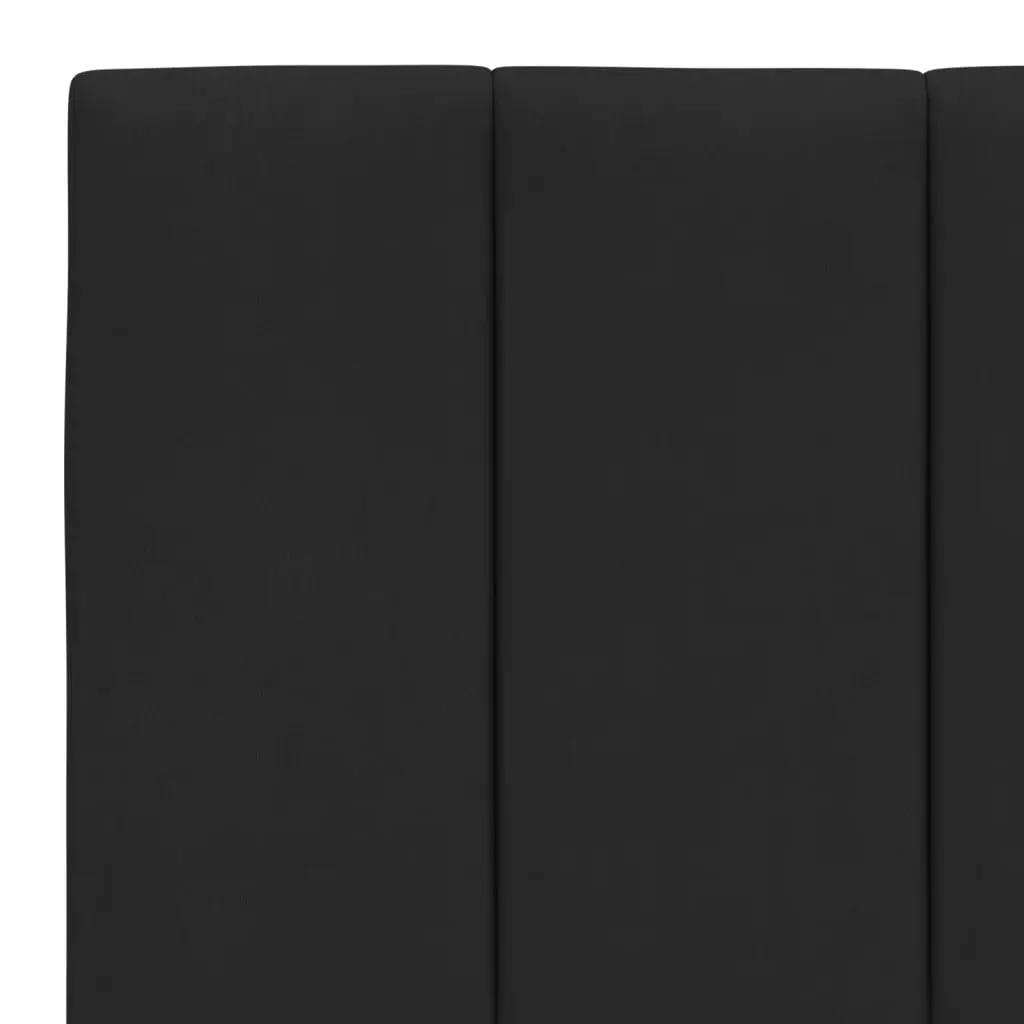 Headboard Cushion Velvet Support 153cm Black