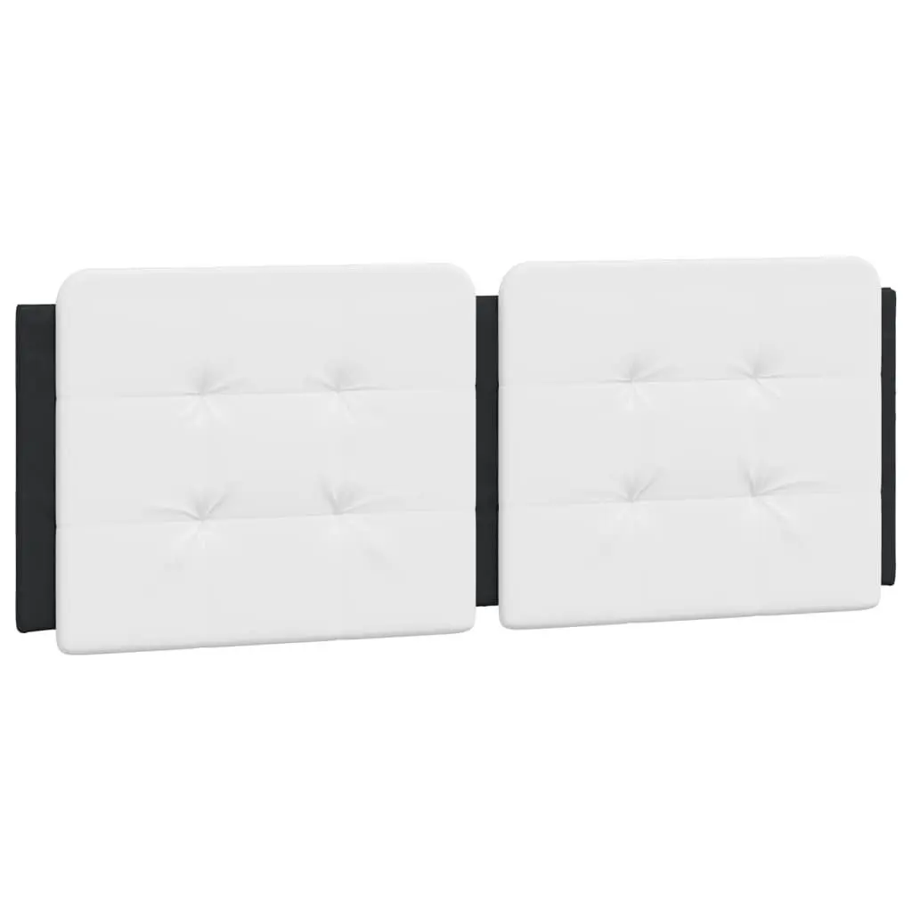 Headboard Cushion 137cm Double Bed Wall Mount Padded Pillow Black White Faux