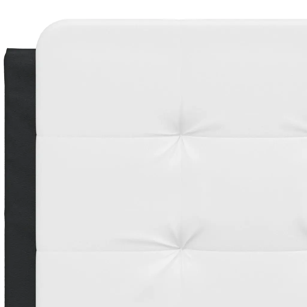 Headboard Cushion 137cm Double Bed Wall Mount Padded Pillow Black White Faux