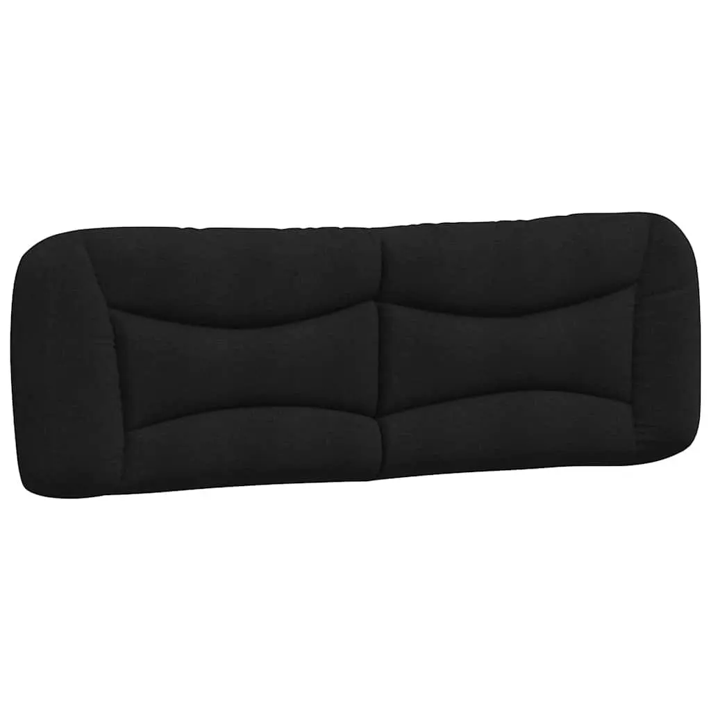 Queen Bed Frame Black Fabric Headboard 152x203cm