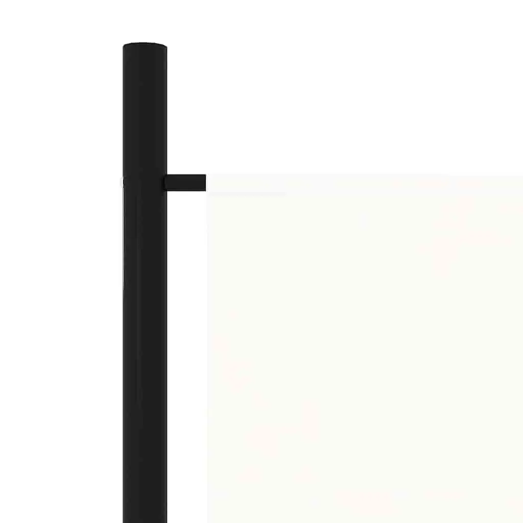 4-Panel Room Divider Privacy Screen Freestanding Folding Partition 200cm x 180cm White