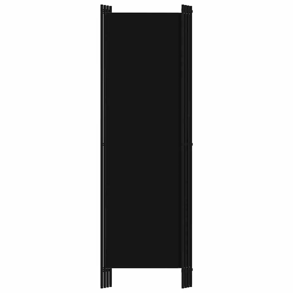 4-Panel Room Divider Folding Privacy Screen Partition Bedroom Freestanding Black