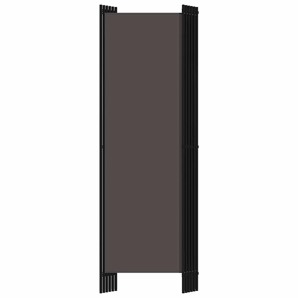 6-Panel Room Divider Privacy Screen Folding Anthracite 300 x 180 cm