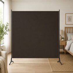 Versatile Brown Room Divider: Privacy and Light Control