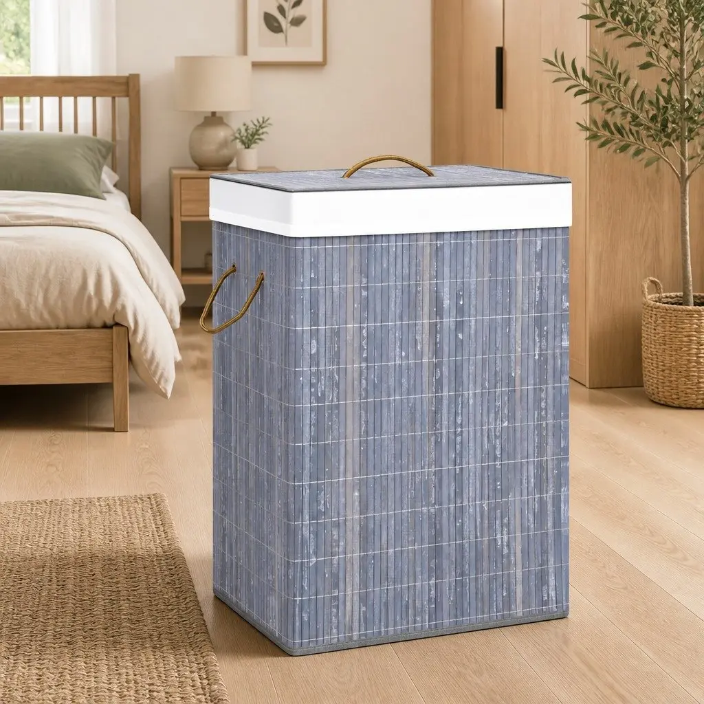 Bamboo Laundry Basket for Easy Storage