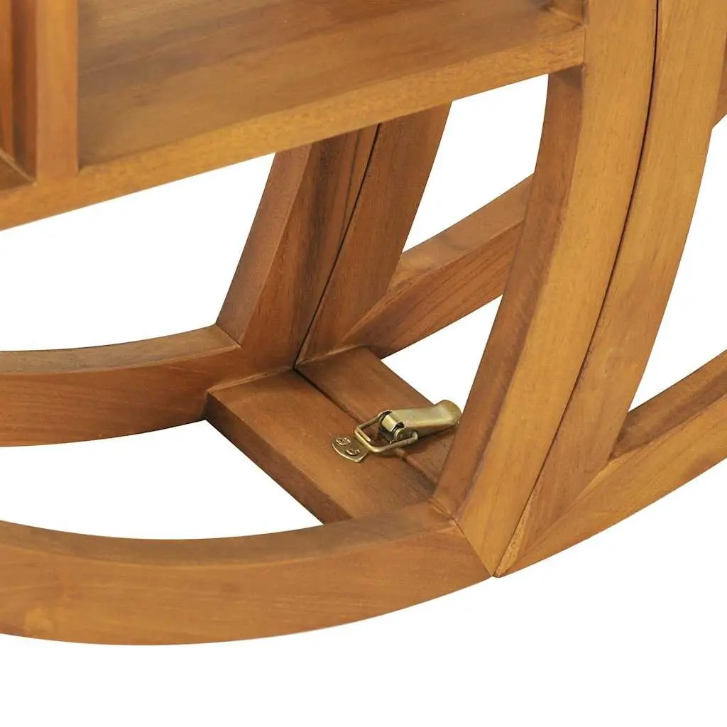 Solid Teak Yin Yang Wall Shelf for Home Decor