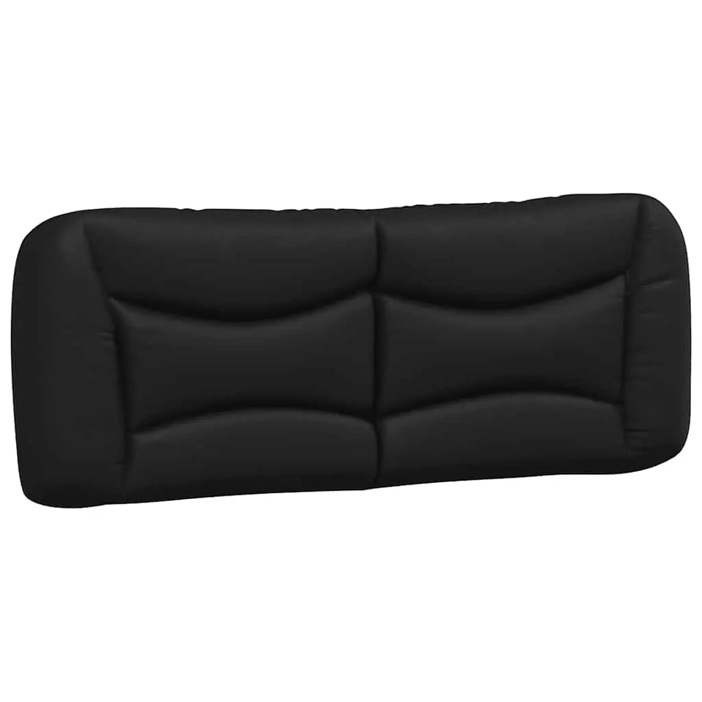 Double Bed Frame with Headboard Black White Faux Leather Bedroom Furniture