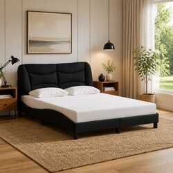 Comfortable and Versatile Double Bed Frame with Headboard