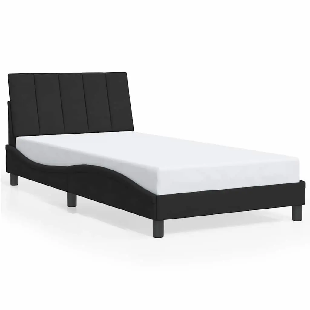 King Single Bed Frame with Velvet Finish