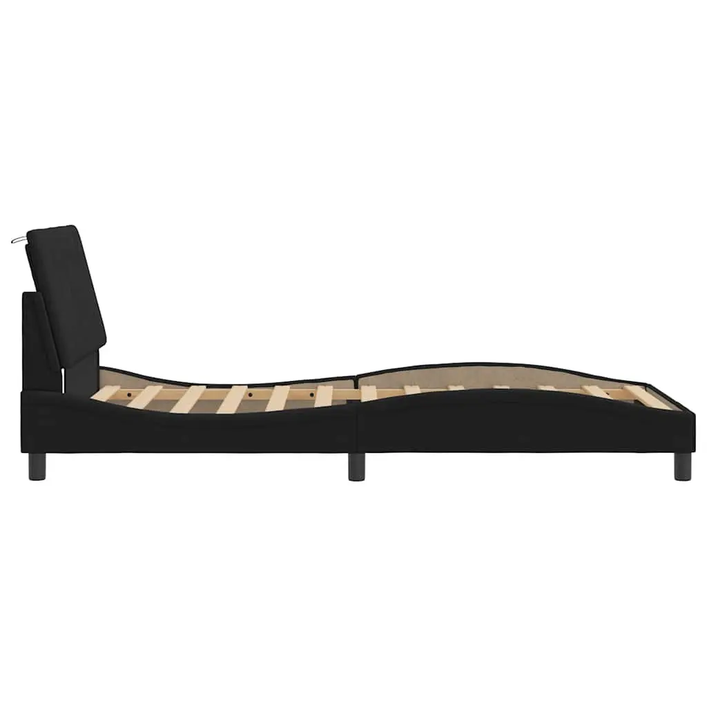 King Single Bed Frame with Velvet Finish