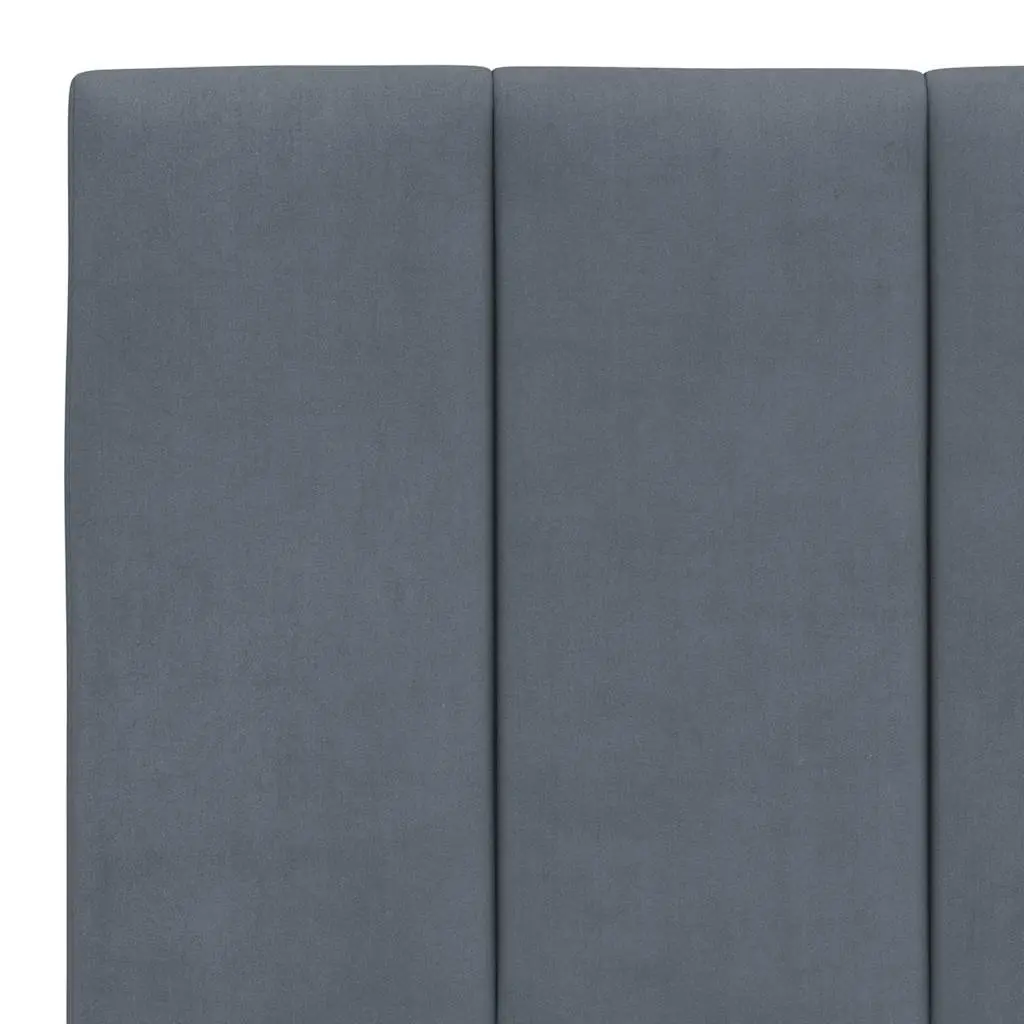 Queen Bed Frame with Headboard Velvet Upholstered Modern Bedroom Furniture