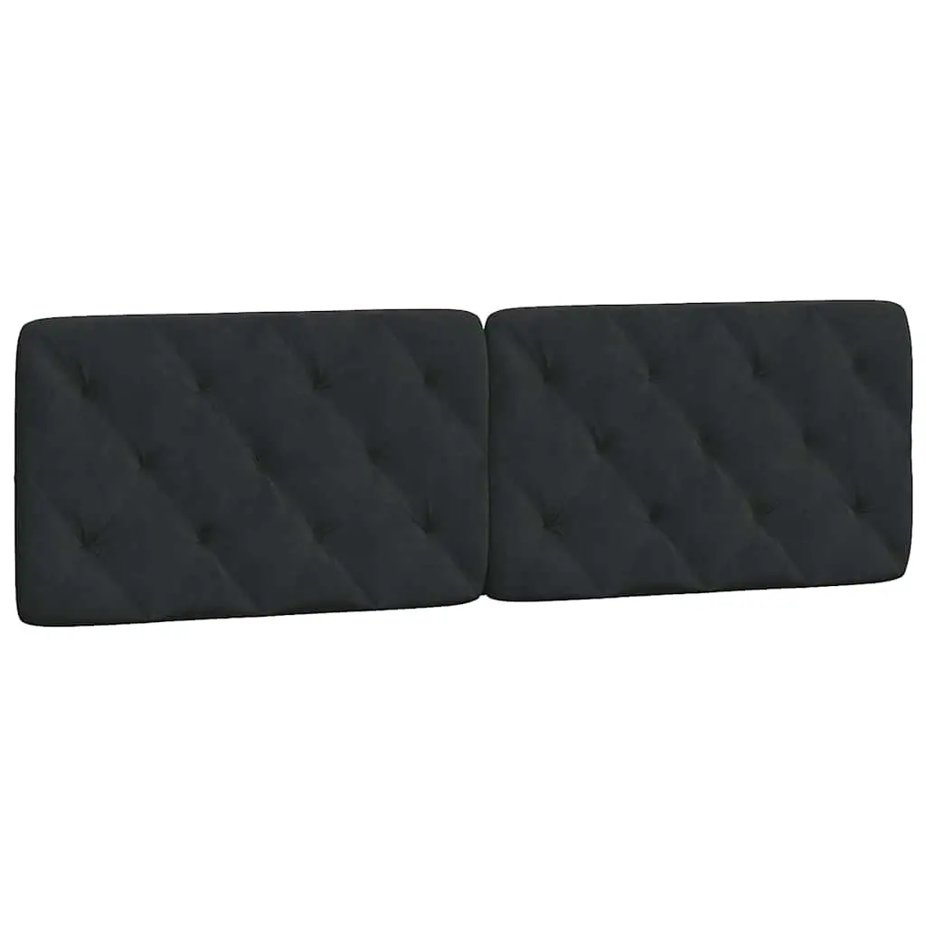 Queen Bed Frame Black Velvet 152x203cm Bedroom Furniture