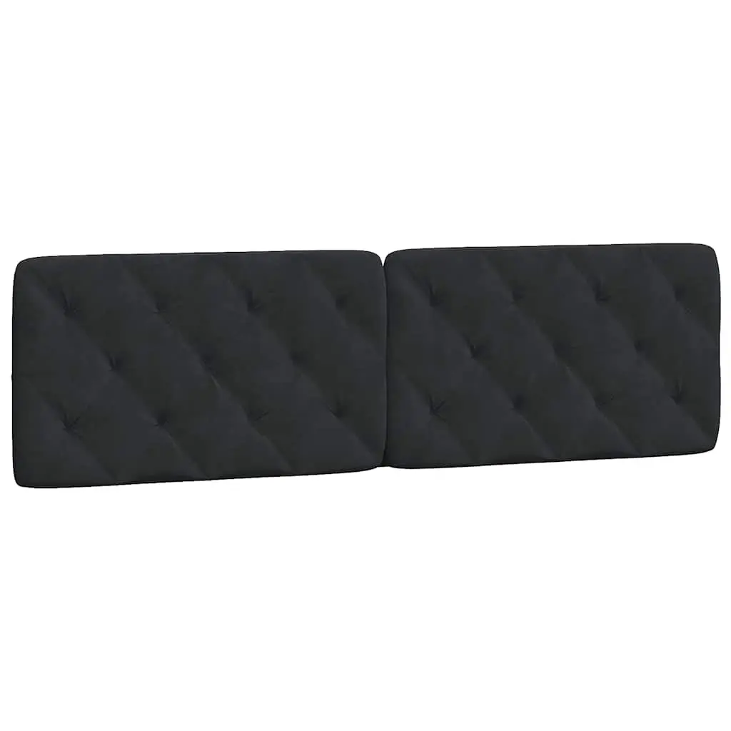 Black Velvet Bed Frame 180x200 cm