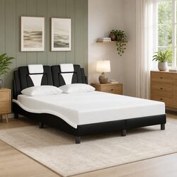Value and Comfort: Black Faux Leather Bed Frame