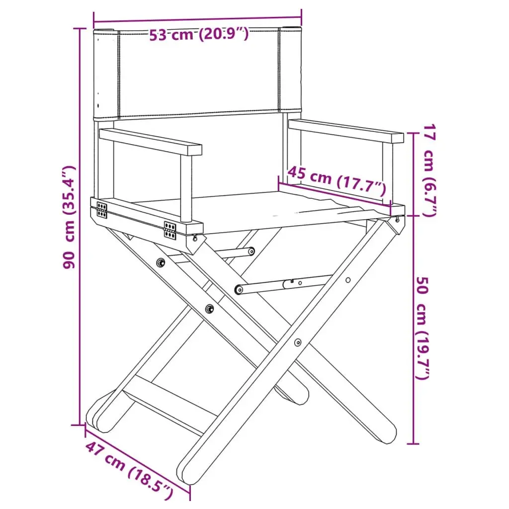Folding Garden Chairs Set