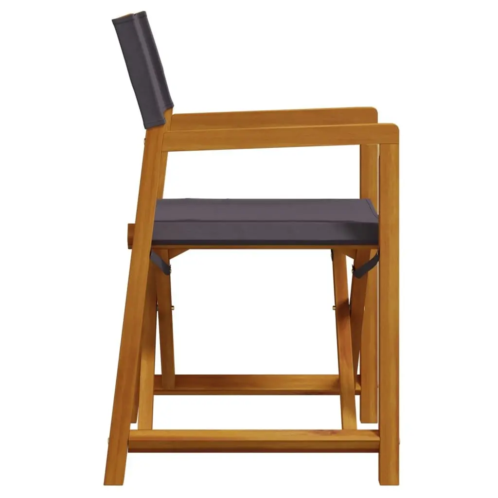 Folding Garden Chairs Set of 6 in Grey