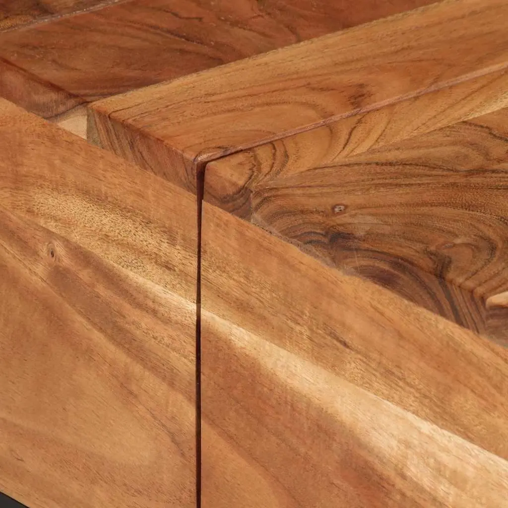 Acacia Wood Coffee Table with Unique Finish